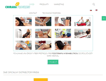 Tablet Screenshot of chirana-progress.sk